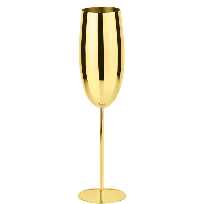 27 cl - Calice Flute In Acciaio Inox