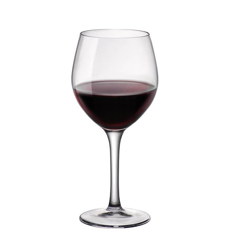 34.8 cl - Milano Calice Vino Rosso in Vetro Temperato - Set 12 Pezzi