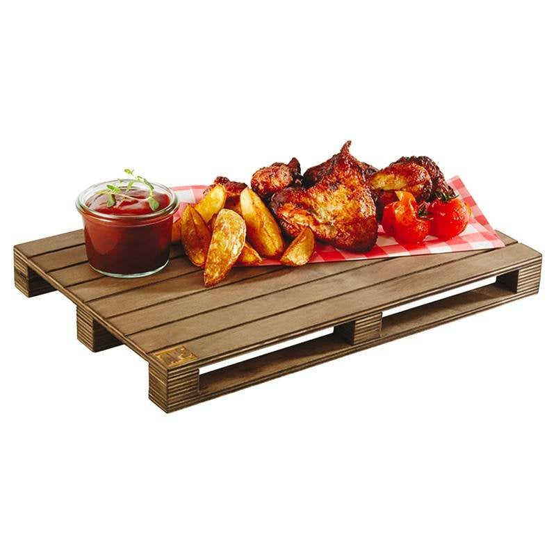 30x20 cm - Tableware Buffet & Display Mini Pedana Vassoio In Legno di Betulla