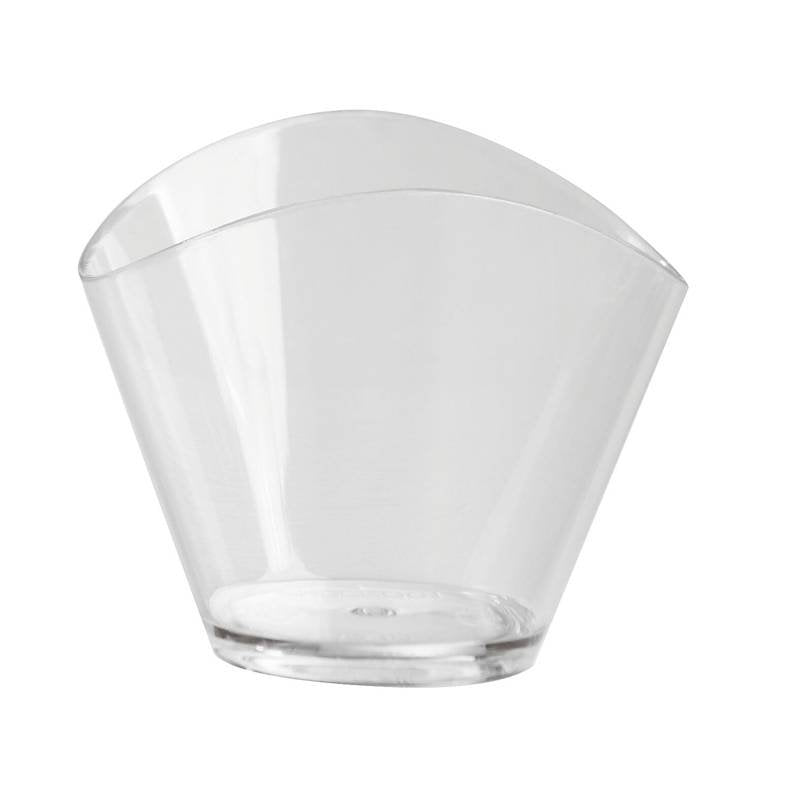 8.5x6 cm - Tableware, Buffet & Display Bicchierino Monoporzione In Polistirolo - Set 100 Pz