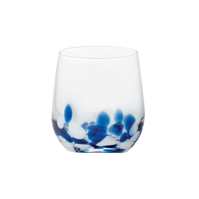 40 cl - Glitter Bicchiere Acqua in Vetro - Set 6 Pezzi