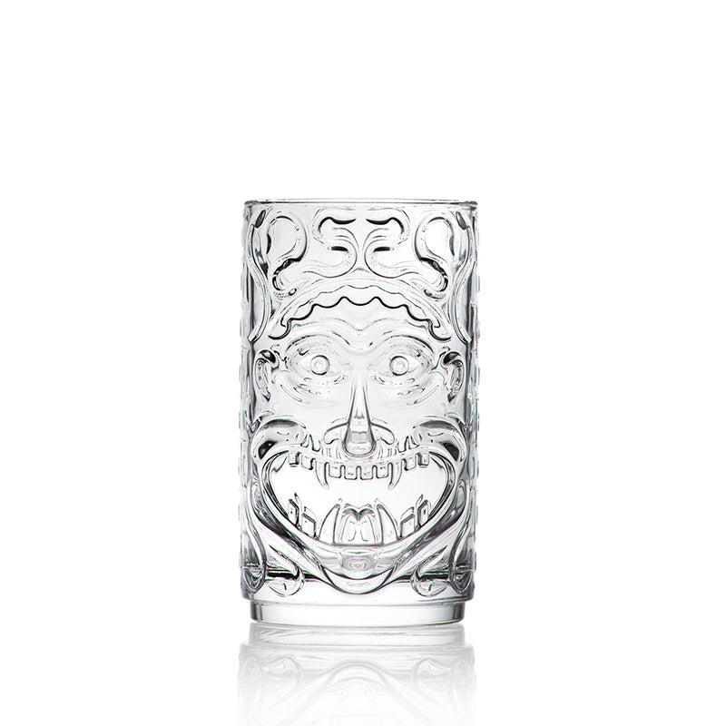 45 cl - Tiki Bicchiere Bibita in Vetro - Set 4 Pezzi