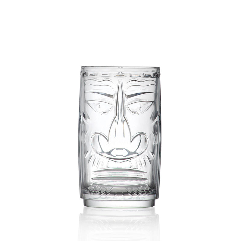 46 cl - Tiki Bicchiere Bibita in Vetro - Set 4 Pezzi