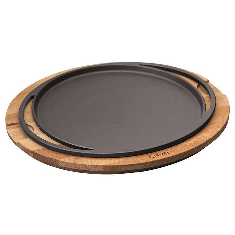 28 cm - Cast Iron Cookware Piatto Pizza In Ghisa