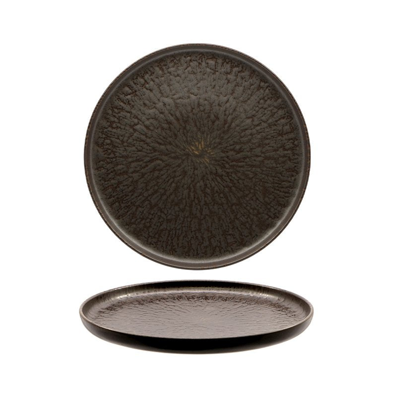 33 cm - Taal Piatto Piano In Stoneware - Set 4 Pz