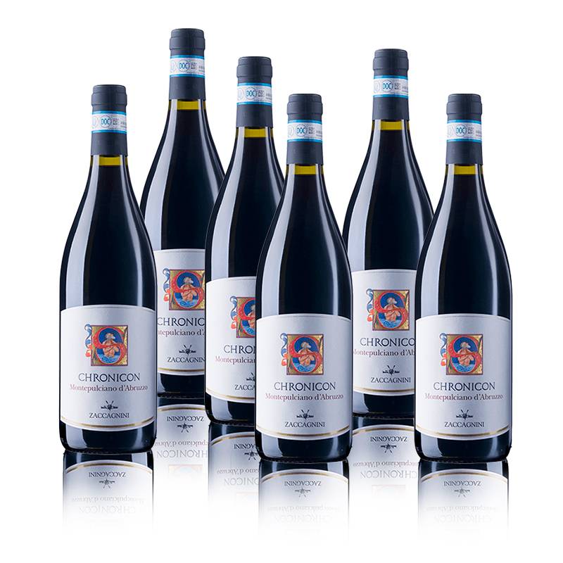 Chronicon Montepulciano D'Abruzzo DOC 2019 Cantina Zaccagnini  - Set 6 Bottiglie
