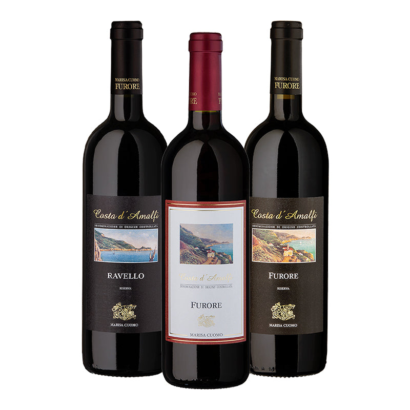 I Grandi Rossi Costa D'Amalfi DOC 2019 - 2022 Cantine Marisa Cuomo  - Set 3 Bottiglie