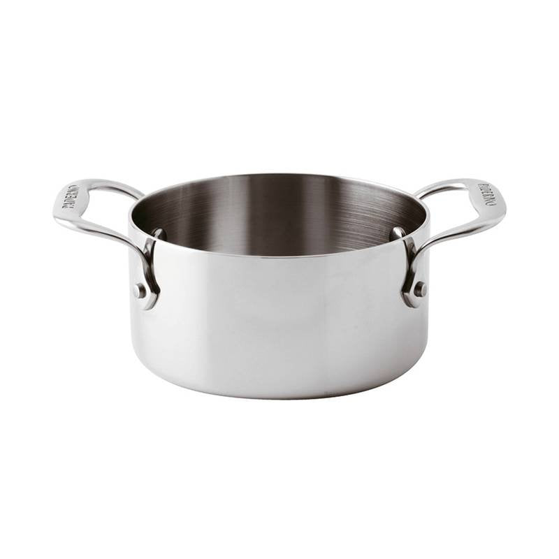 10 cm - Series 12200 Miniature Casseruola Bassa In Acciaio Inox