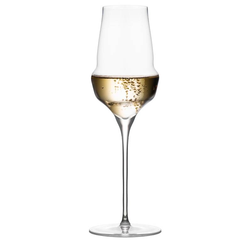 34 cl - Cocoon Calice Flute in Vetro - Set 6 Pezzi