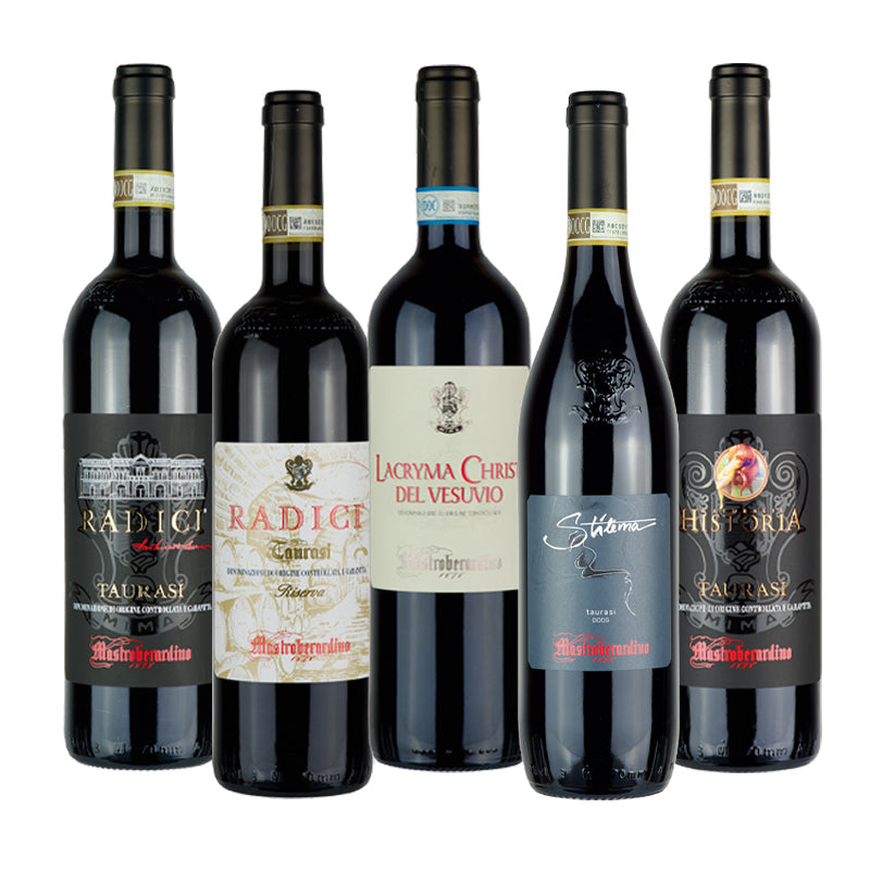 I Rossi Di Mastromerardino Degustazione Cantine Mastroberardino  - Set 5 Bottiglie