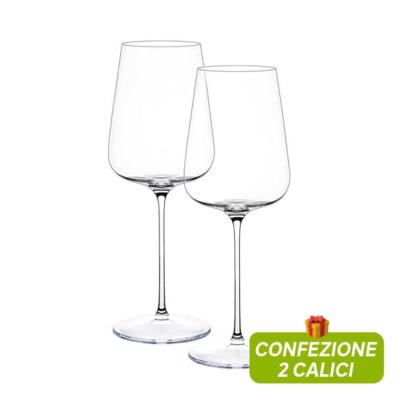 67 cl - Etoilè Blanc Extreme Calice Vino Bianco in Vetro - Set 2 Pezzi