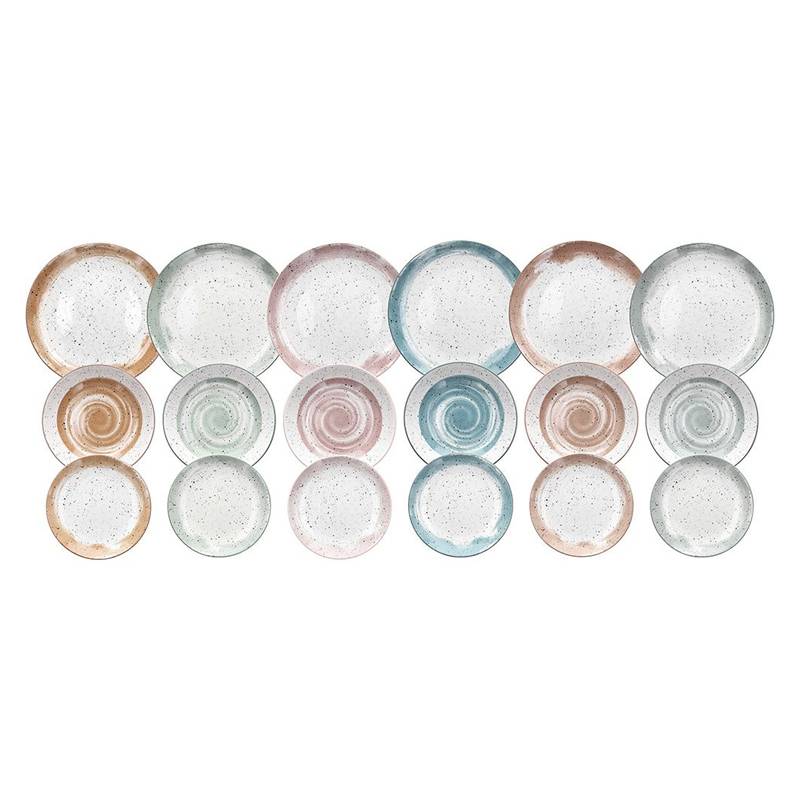 Madison Servizio Piatti In Porcellana - Set 18 Pz