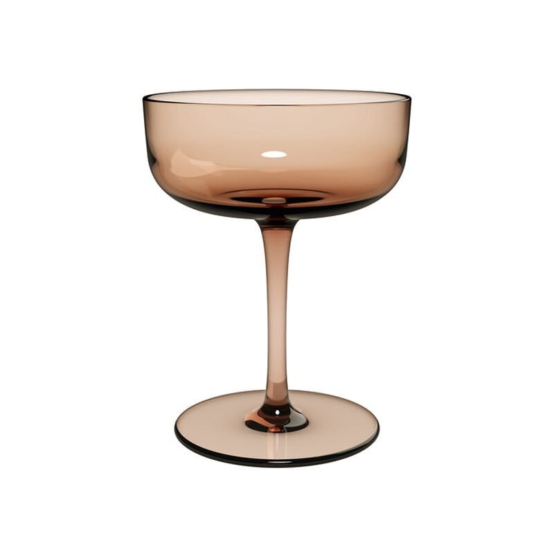 10 cl - Like Coppa Champagne in Vetro - Set 2 Pezzi