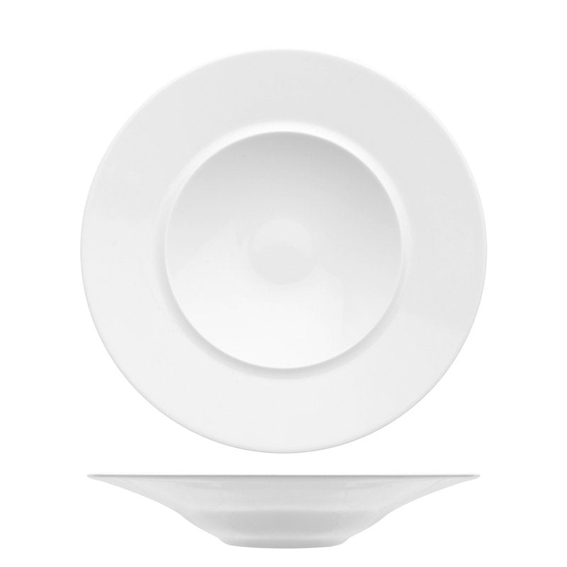 25 cm - Florence Piatto Fondo In Porcellana - Set 4 Pz