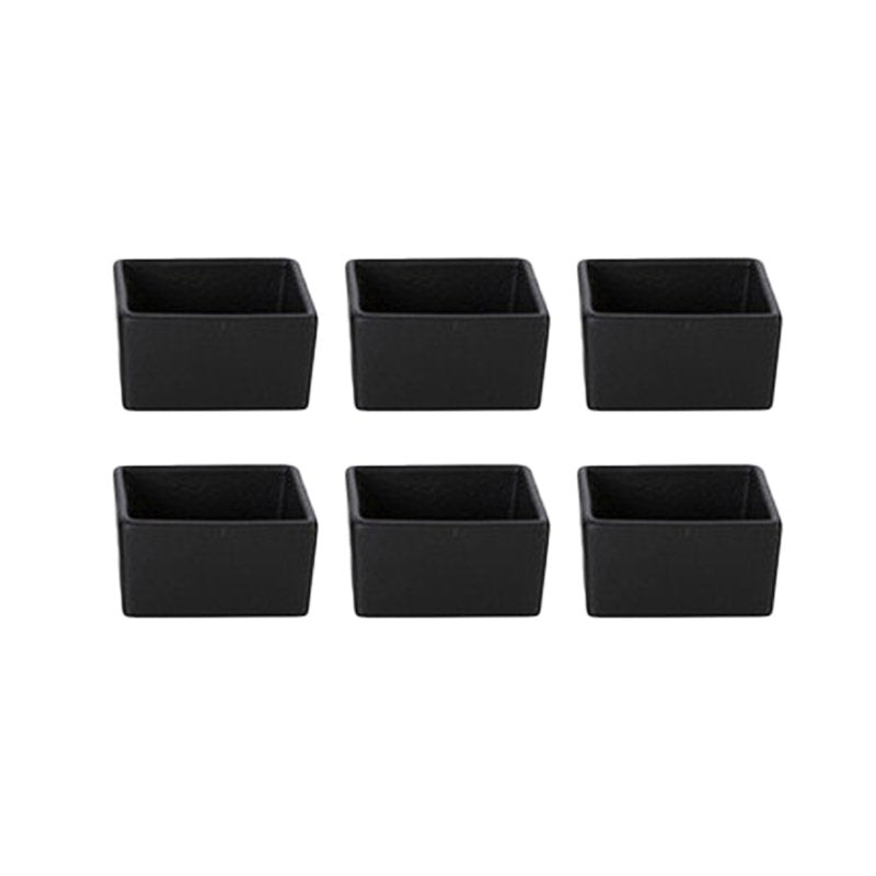 6x6 cm - Etna Coppetta In Porcellana - Set 6 Pz