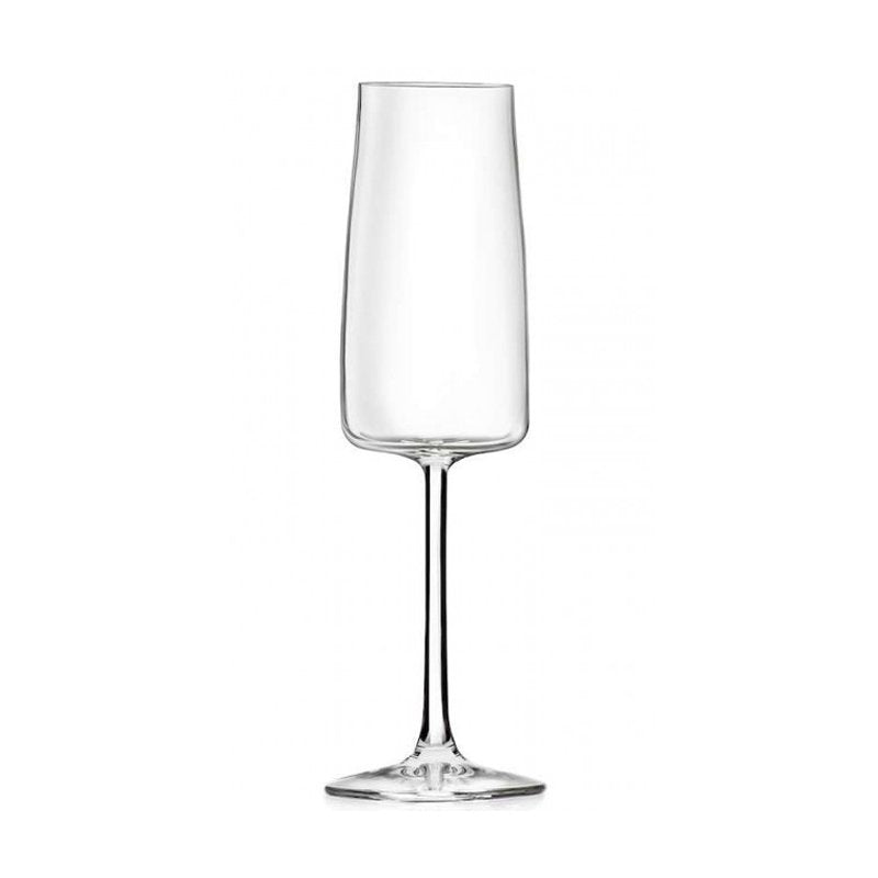 30 cl - Essential Calice Flute in Vetro - Set 6 Pezzi