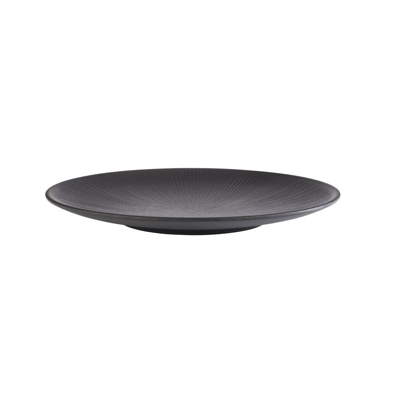 33 cm - Nero Vassoio In Melamina - Set 6 Pz