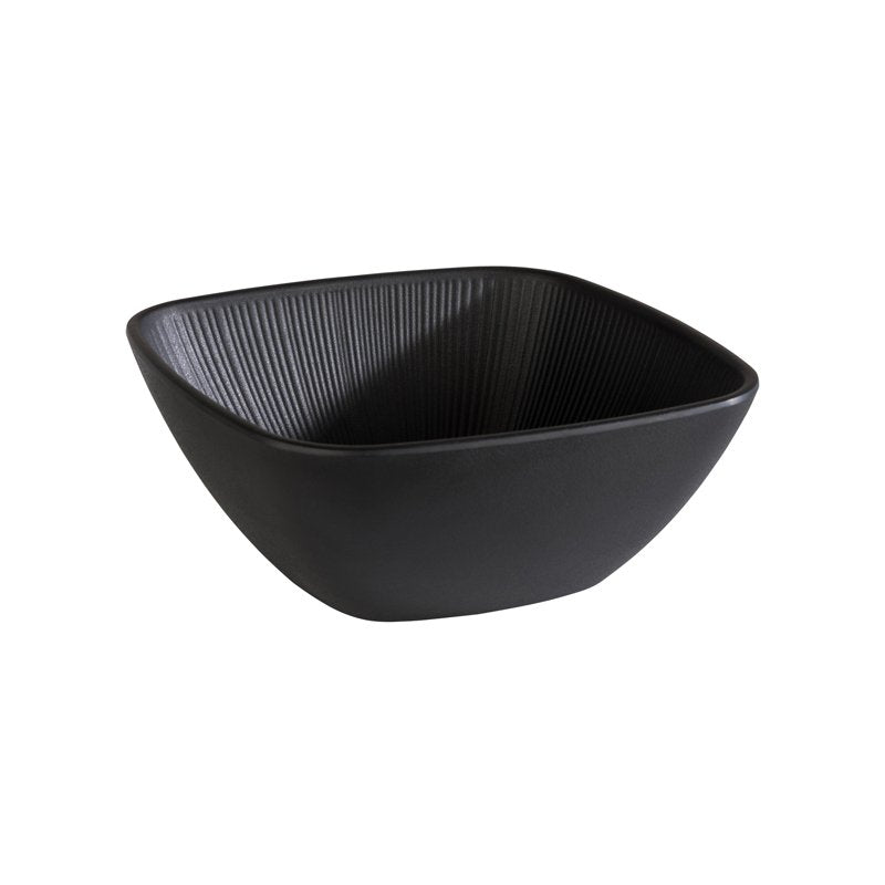 19.5x19.5 cm - Nero Coppa In Melamina - Set 6 Pz