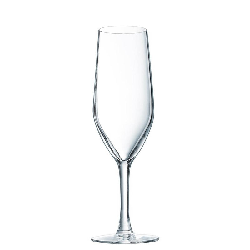 17 cl - Evidence Calice Flute in Vetro - Set 6 Pezzi