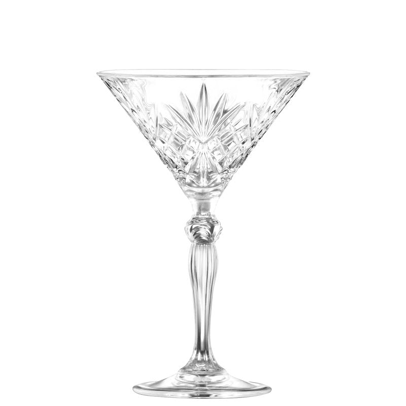 21 cl - Melodia Bicchiere Martini in Vetro - Set 6 Pezzi