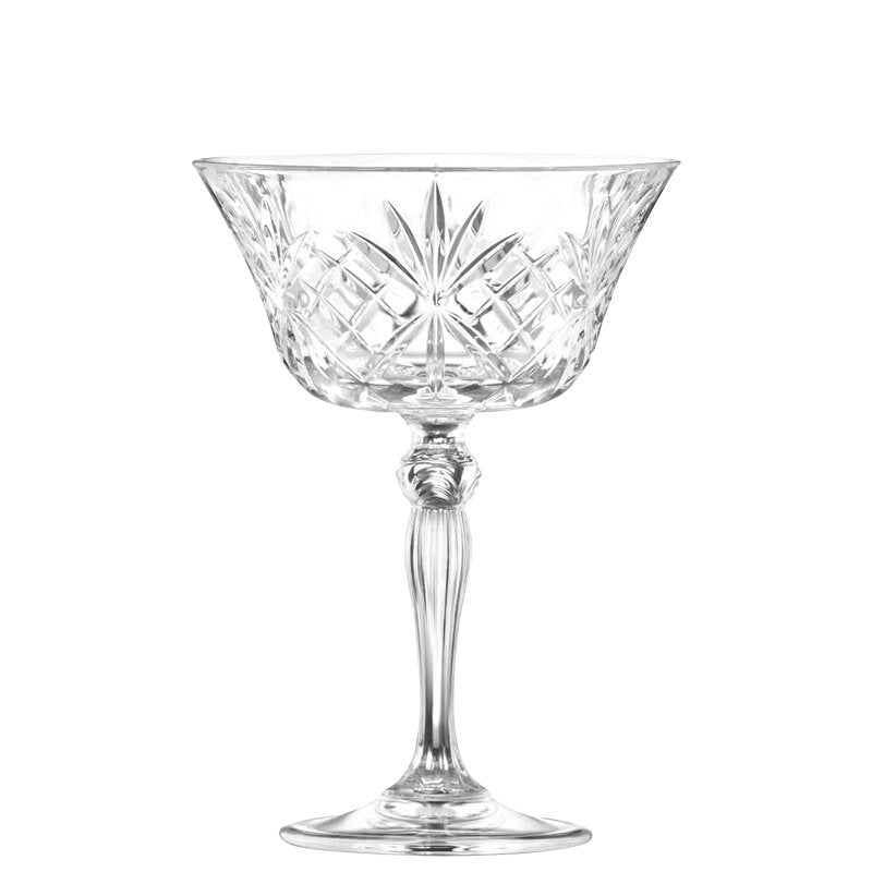 26 cl - Melodia Coppa Champagne in Vetro - Set 6 Pezzi