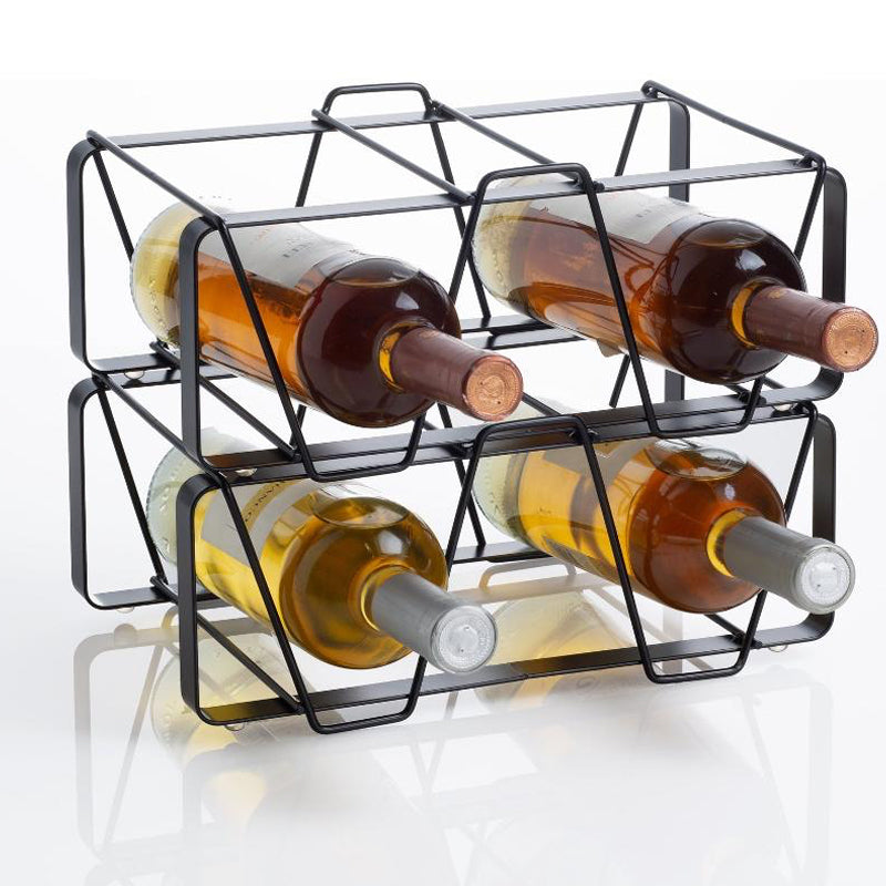 Cin Cantinetta Portabottiglie Per 2 Bottiglie Modulare In Acciaio Inox