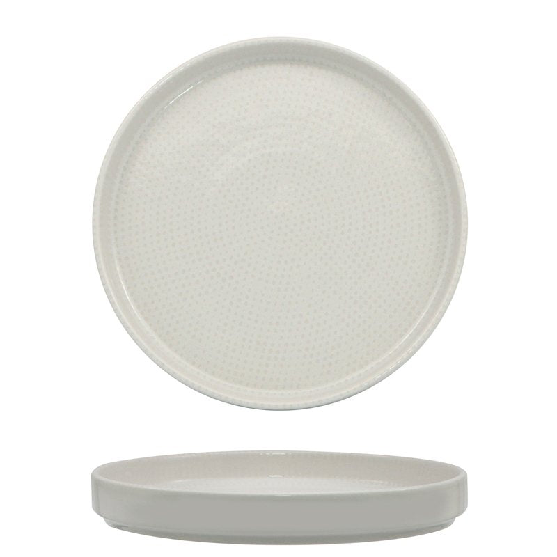 20 cm - Nail Piatto Piano In Porcellana - Set 6 Pz