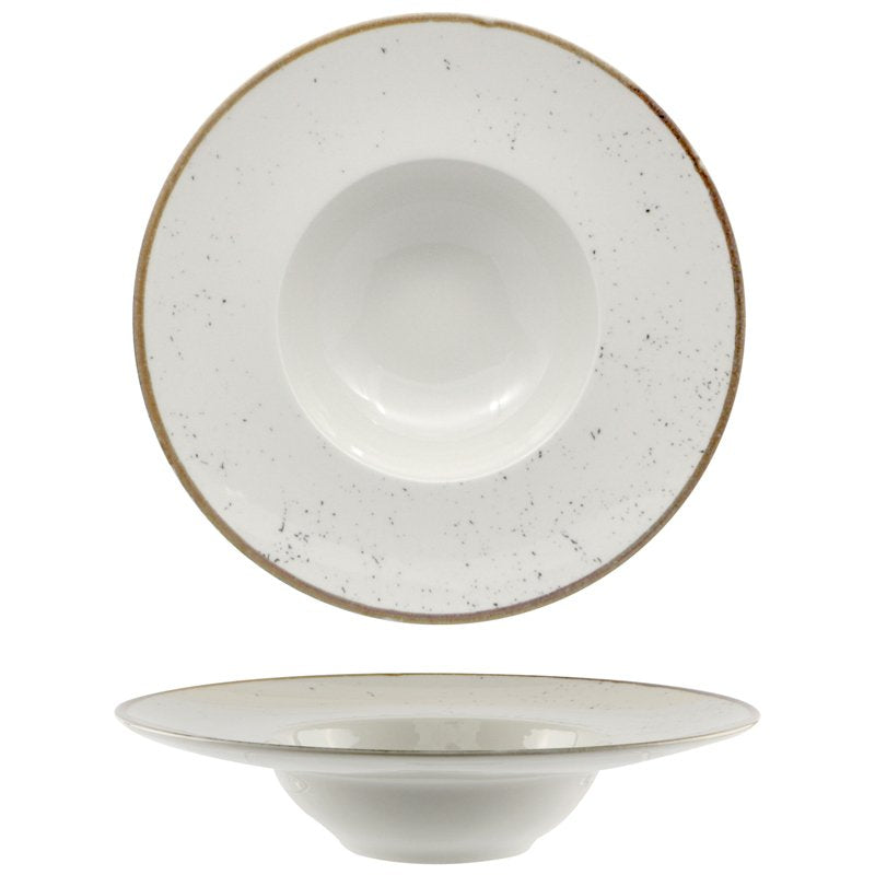 27.5 cm - Stains Piatto Pasta In Porcellana - Set 6 Pz