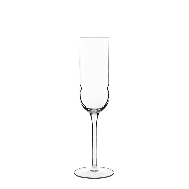 21 cl - Grandioso Calice Flute in Vetro - Set 6 Pezzi