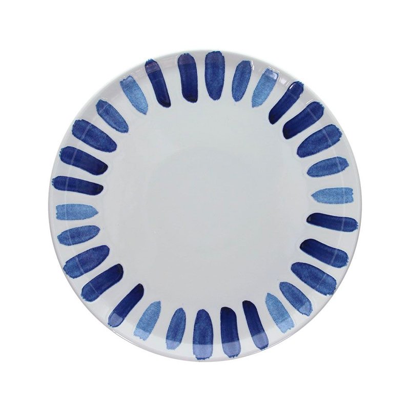 33 cm - Panarea Piatto Pizza In Porcellana - Set 6 Pz