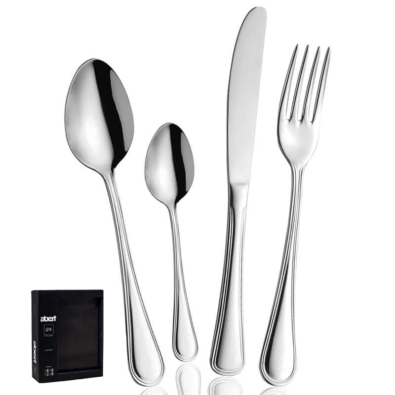 Victory Servizio Posate In Acciaio Inox - Set 24 Pz