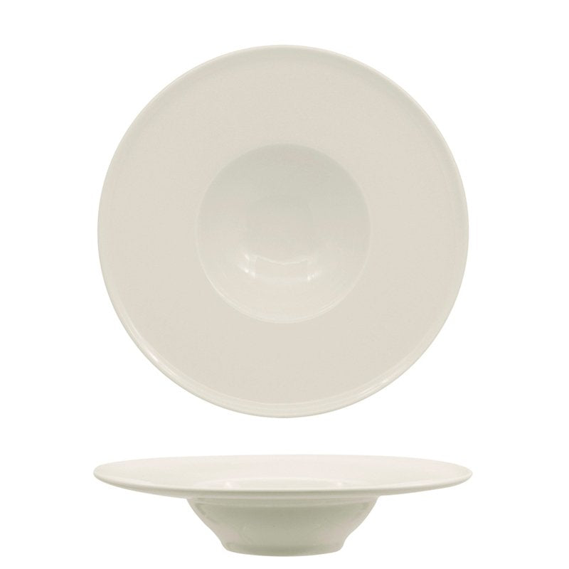 22 cm - Privilege Piatto Fondo In Porcellana - Set 6 Pz