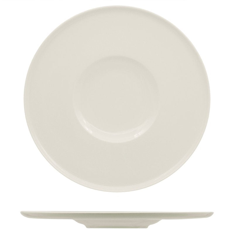 28 cm - Privilege Piatto Fondo In Porcellana - Set 6 Pz