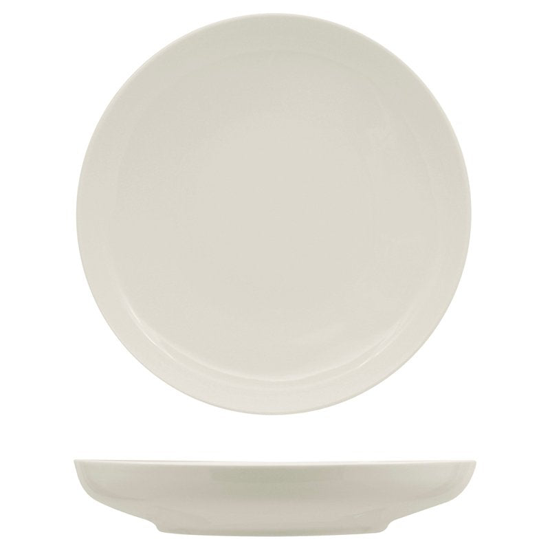 25 cm - Privilege Piatto Fondo In Porcellana - Set 6 Pz