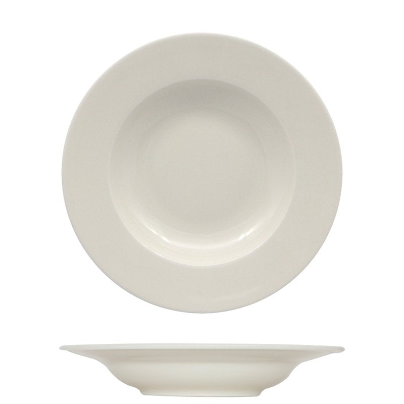 23 cm - Prime Piatto Fondo In Porcellana - Set 12 Pz