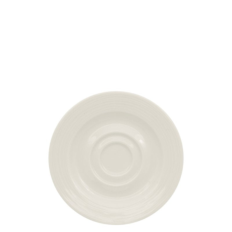 15 cm - Eclipse Piattino Tazza Thé In Porcellana - Set 12 Pz