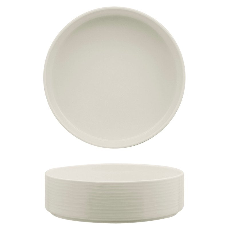 18 cm - Eclipse Piatto Fondo In Porcellana - Set 3 Pz