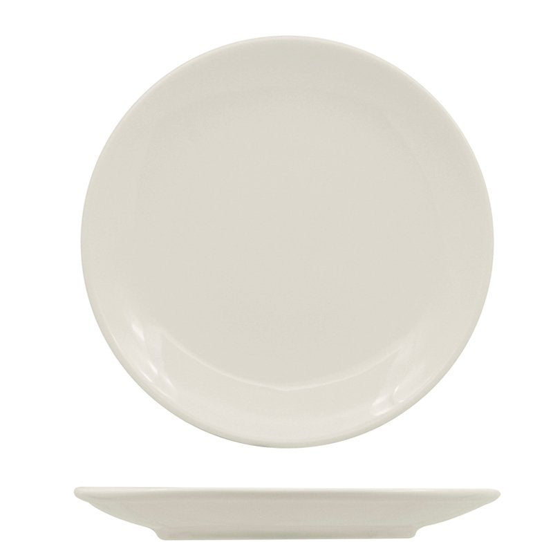 21 cm - Vital Coupe Piatto Piano In Porcellana - Set 12 Pz