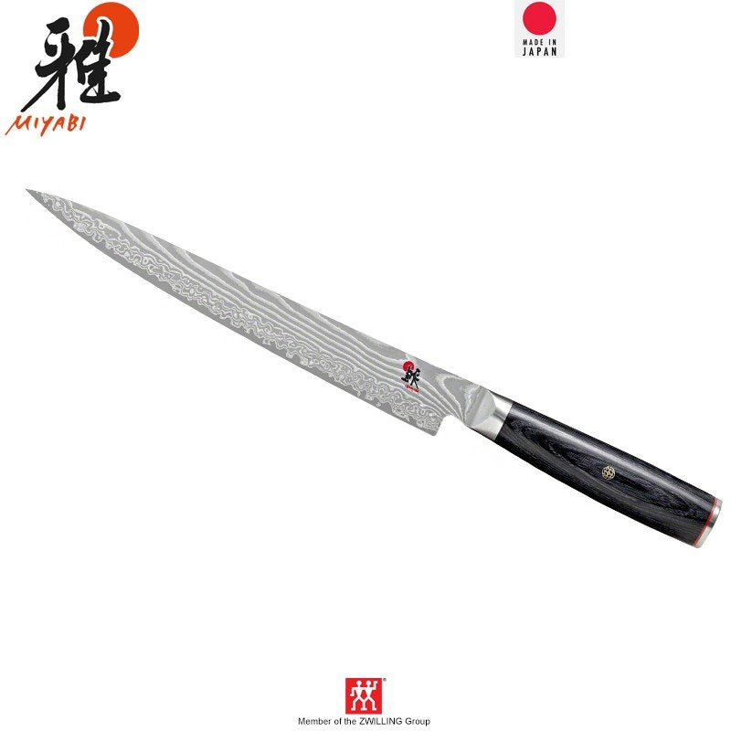 24 cm - Miyabi 5000FCD Coltello Sujihiki In Acciaio Inox - Plastica