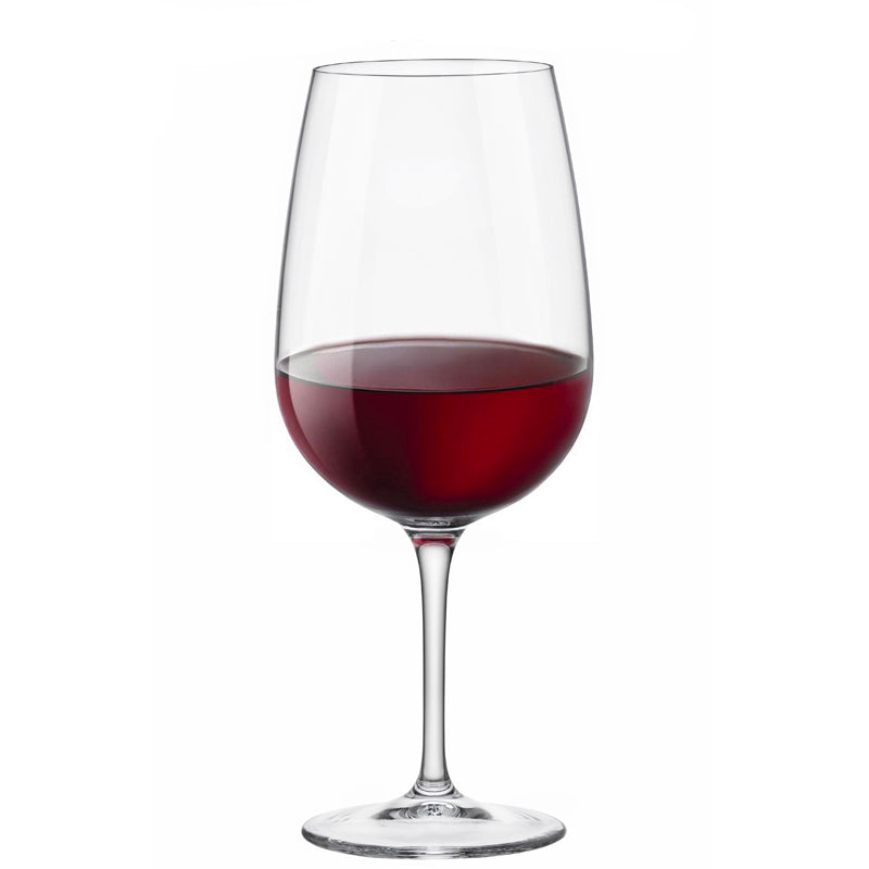 64 cl - Spazio Calice Vino Rosso in Vetro - Set 6 Pezzi