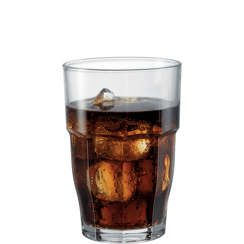 47.8 cl - Rock Bar Bicchiere Bibita in Vetro Temperato - Set 6 Pezzi