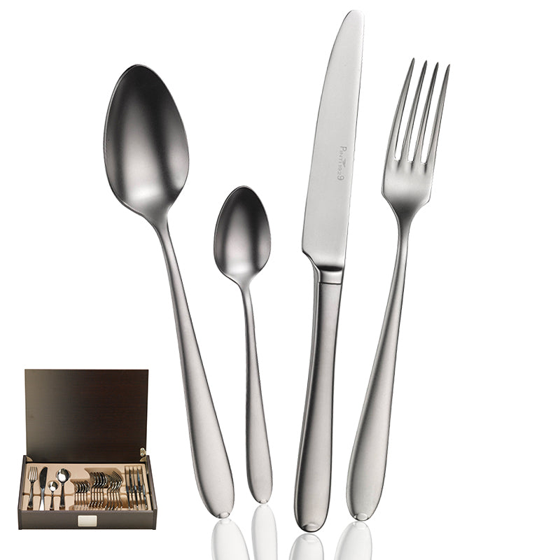 Palladium Servizio Posate In Acciaio Inox - Set 24 Pz