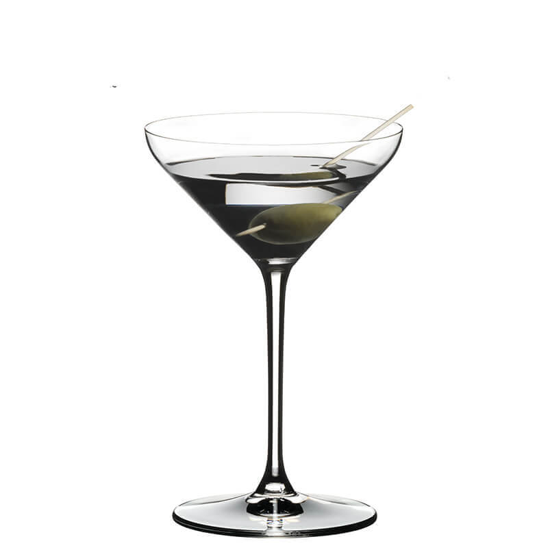 25 cl - Extreme Bicchiere Martini in Vetro - Set 2 Pezzi