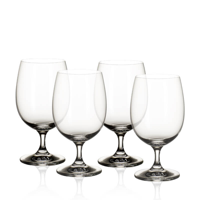 33 cl - La Divina Calice Acqua in Vetro - Set 4 Pezzi