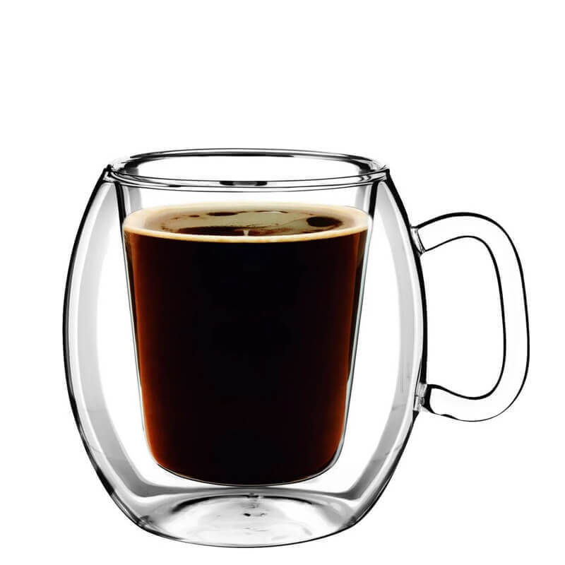 30 cl - Thermic Glass Supremo Tazza Thé in Vetro Borosilicato - Set 2 Pezzi
