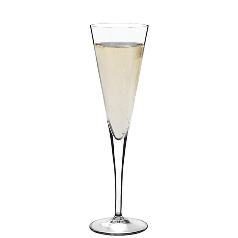 16 cl - Elegante Calice Flute in Vetro - Set 6 Pezzi