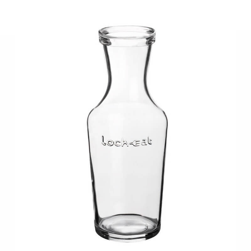1 Litro - Lock Eat Caraffa in Vetro - Set 12 Pezzi