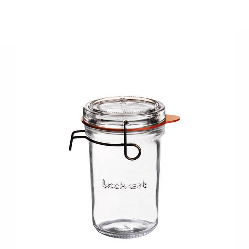 35 cl - Lock Eat Vasetto Ermetico in Vetro - Set 6 Pezzi
