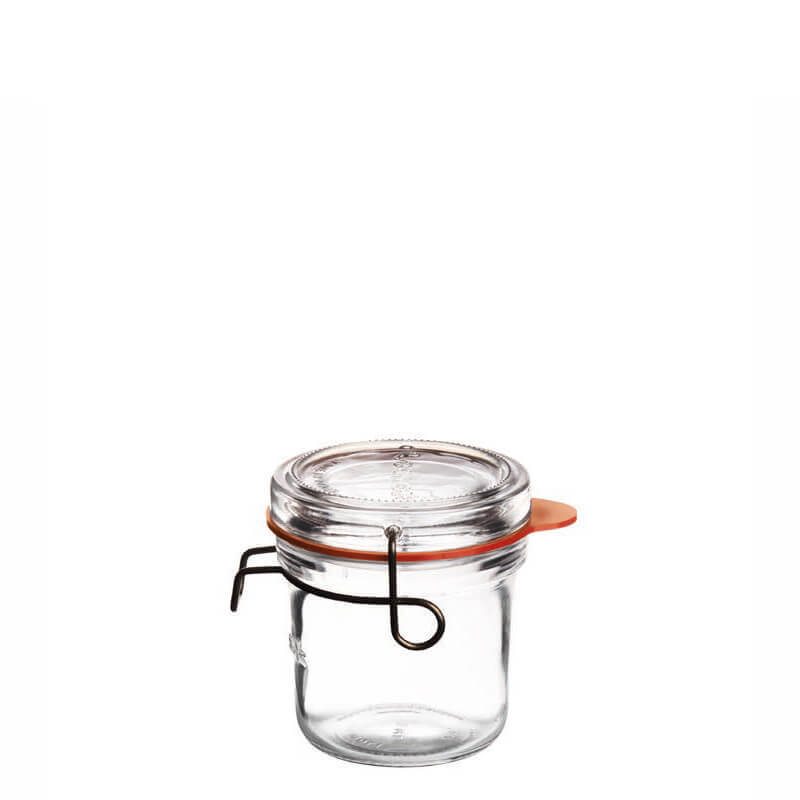 20 cl - Lock Eat Vasetto Ermetico in Vetro - Set 6 Pezzi
