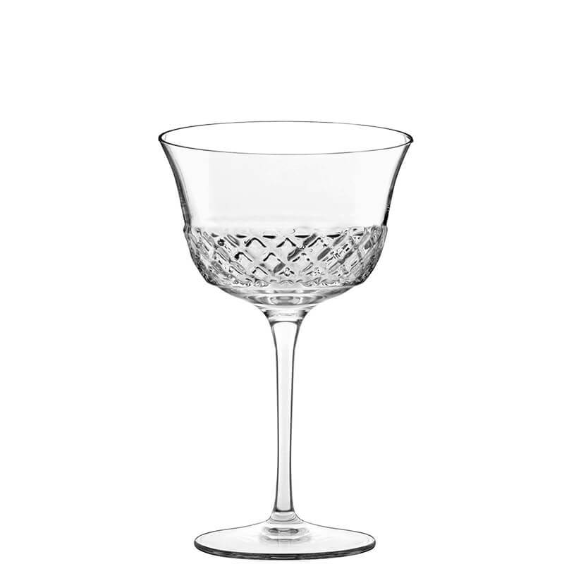 26 cl - Roma 1960 Calice Cocktail in Vetro - Set 6 Pezzi